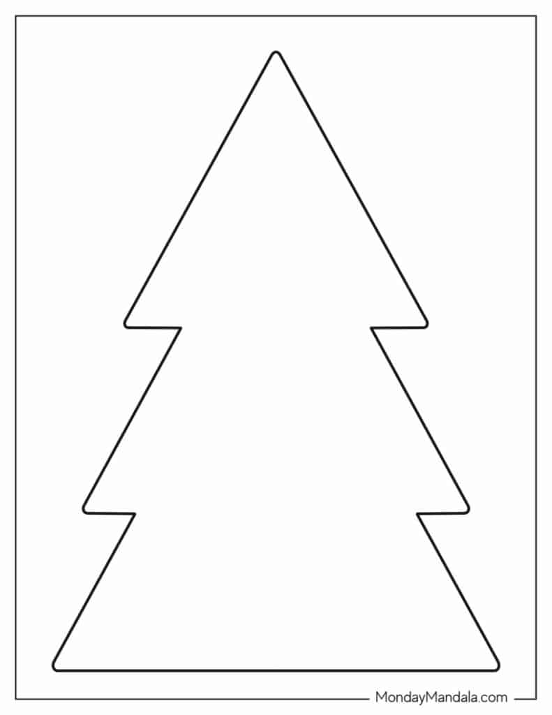 Christmas Tree Templates Free Printable