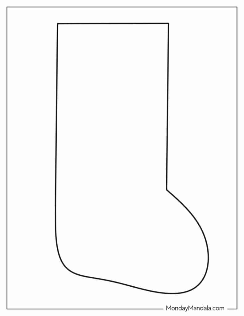 70 Christmas Stocking Templates Free PDF Printables 