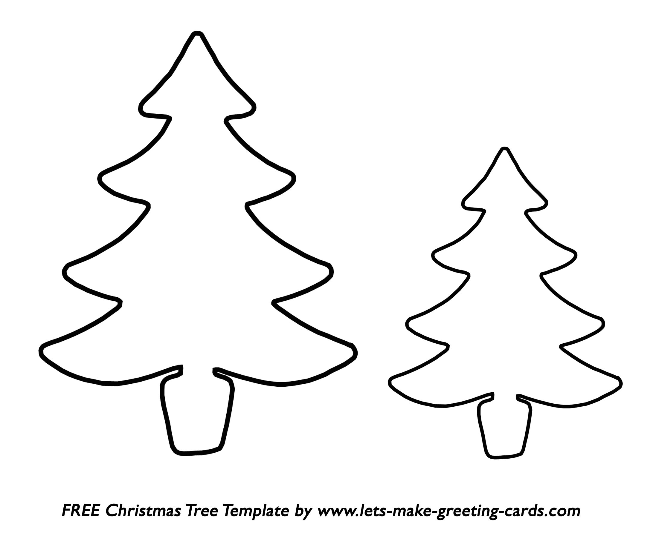 8 Free Christmas Tree Templates