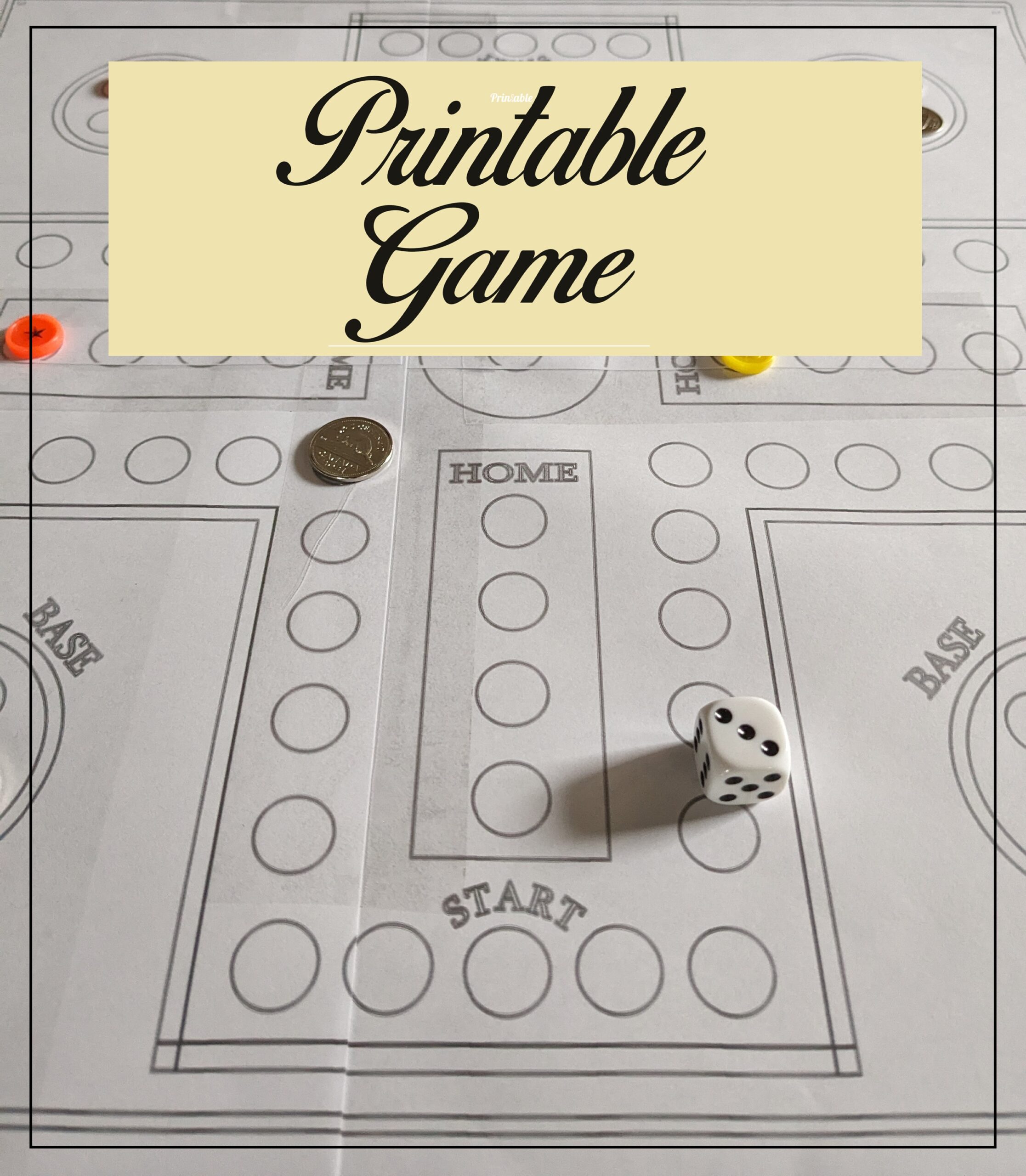 Printable Aggravation Game Board Template