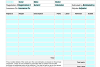 Auto Repair Estimate Template ONLYOFFICE