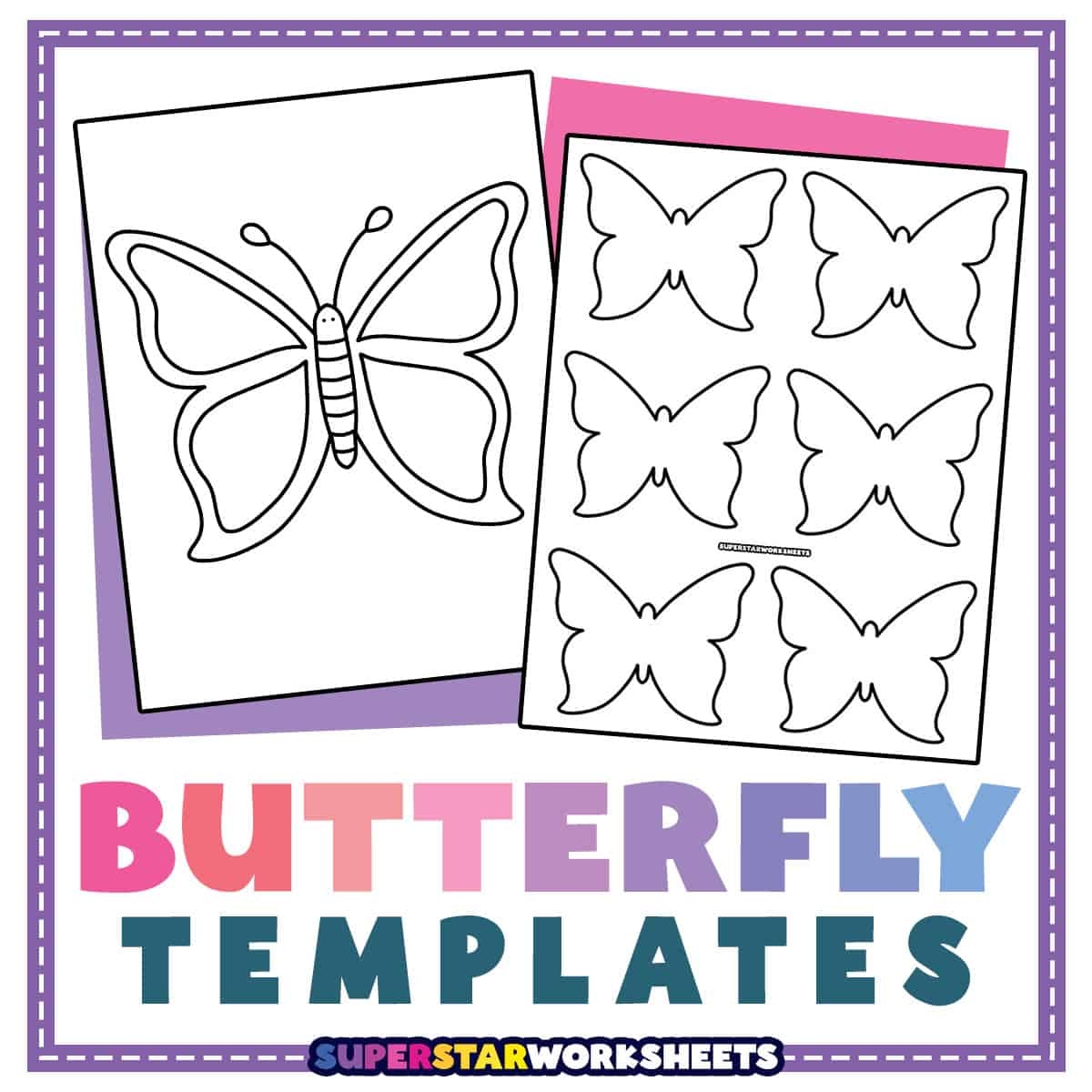 Free Printable 3d Butterfly Template