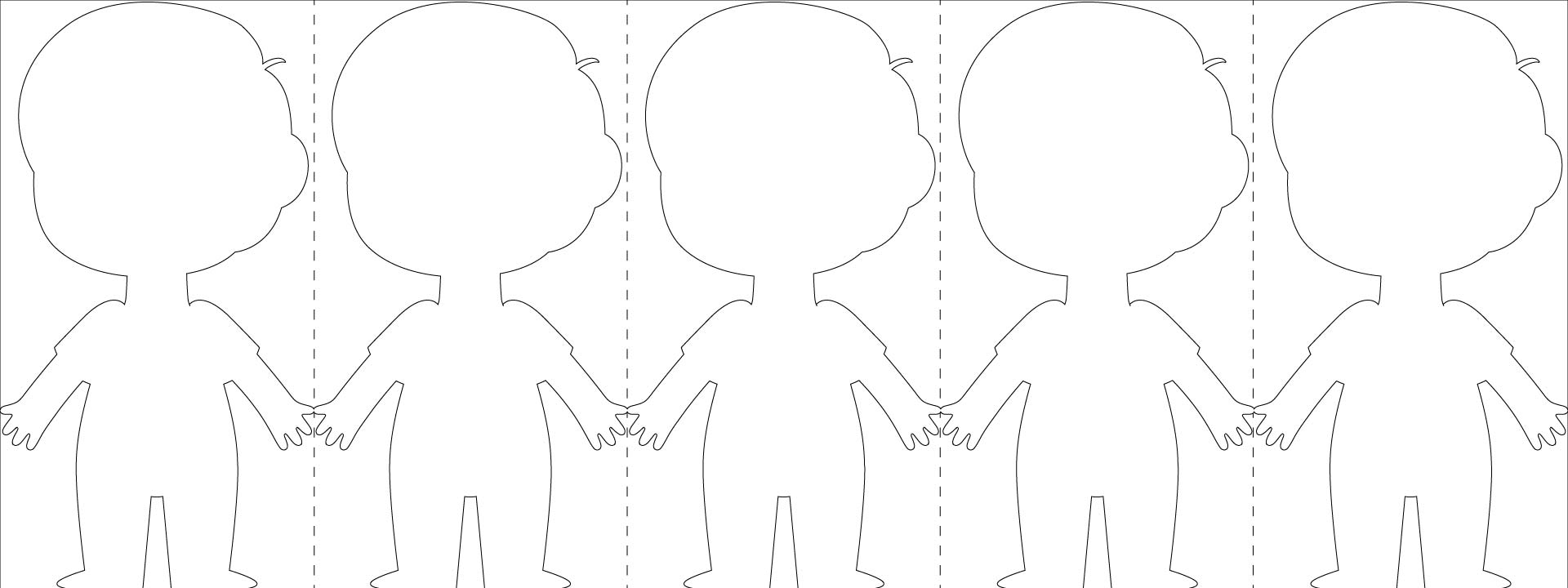 Chain People 10 Free PDF Printables Printablee