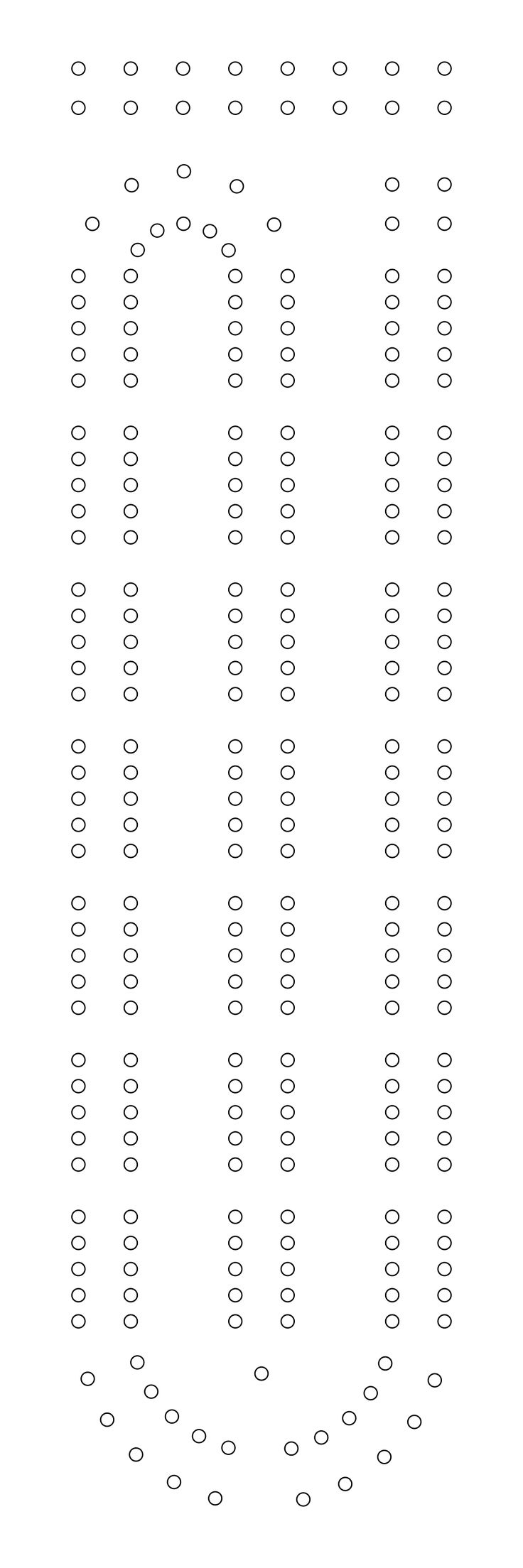 Cribbage Board Template