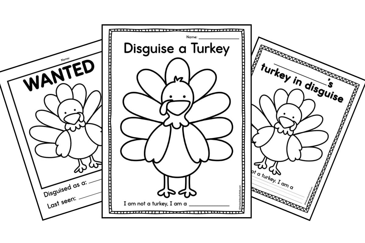 Disguise A Turkey Template Free Printables The Best Ideas For Kids