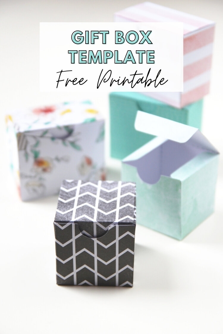 DIY Gift Box Template Gathering Beauty