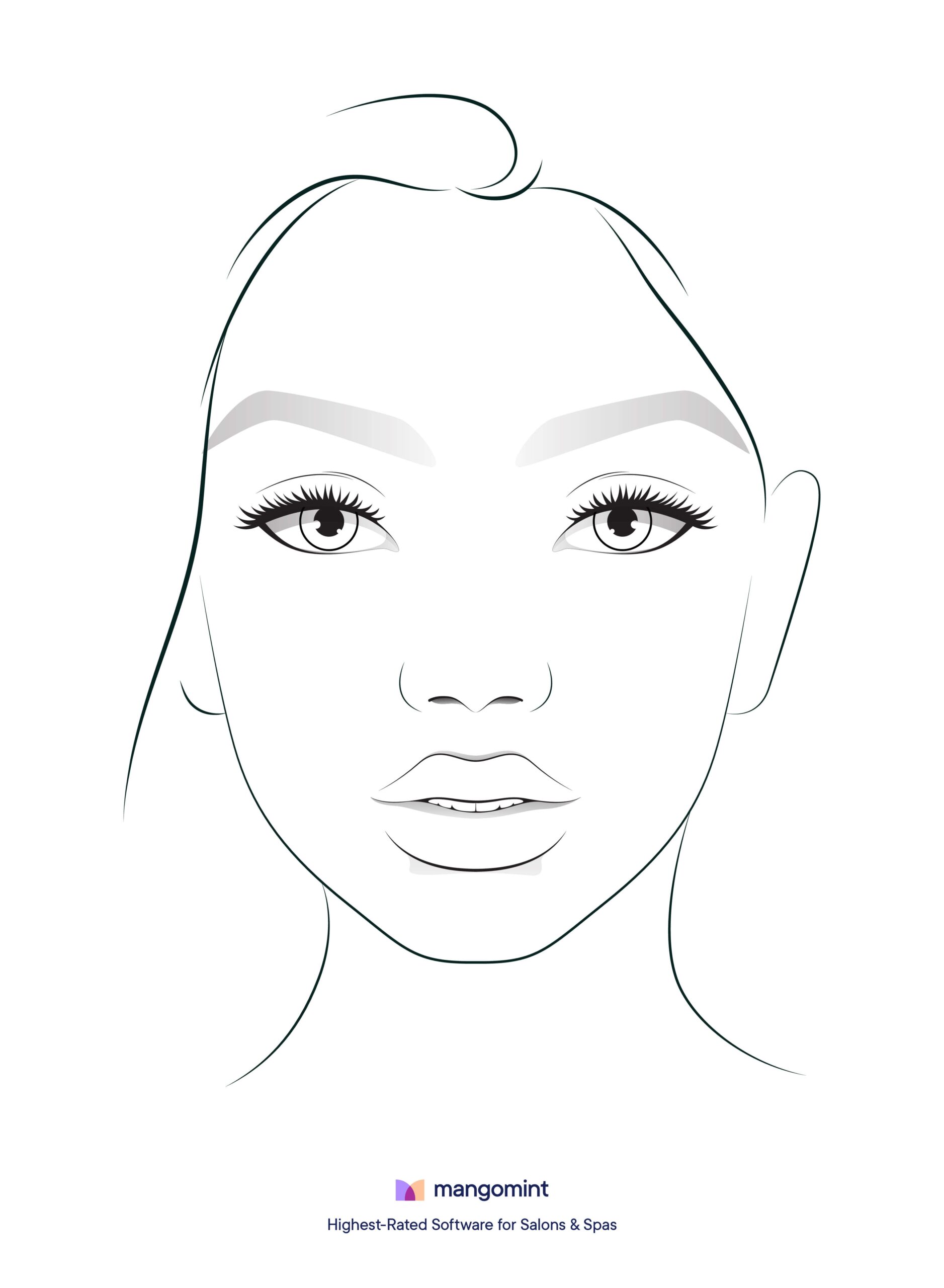 Face Charts Templates For Spas Salons And Tattoo Shops Mangomint Salon And Spa Software