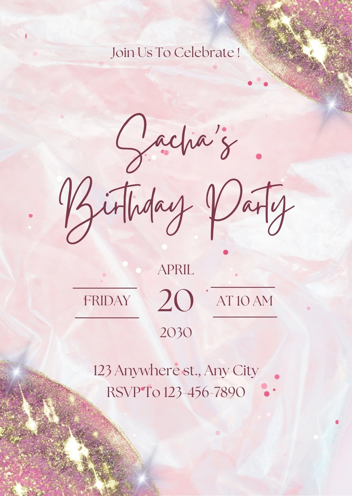 Free Birthday Invitation Templates Printable