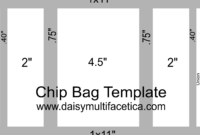 FREE Chip Bag Templates All Occasion Chip Bags Daisy Multifac tica