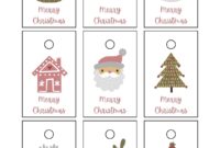 Free Custom Printable Christmas Tag Templates Canva