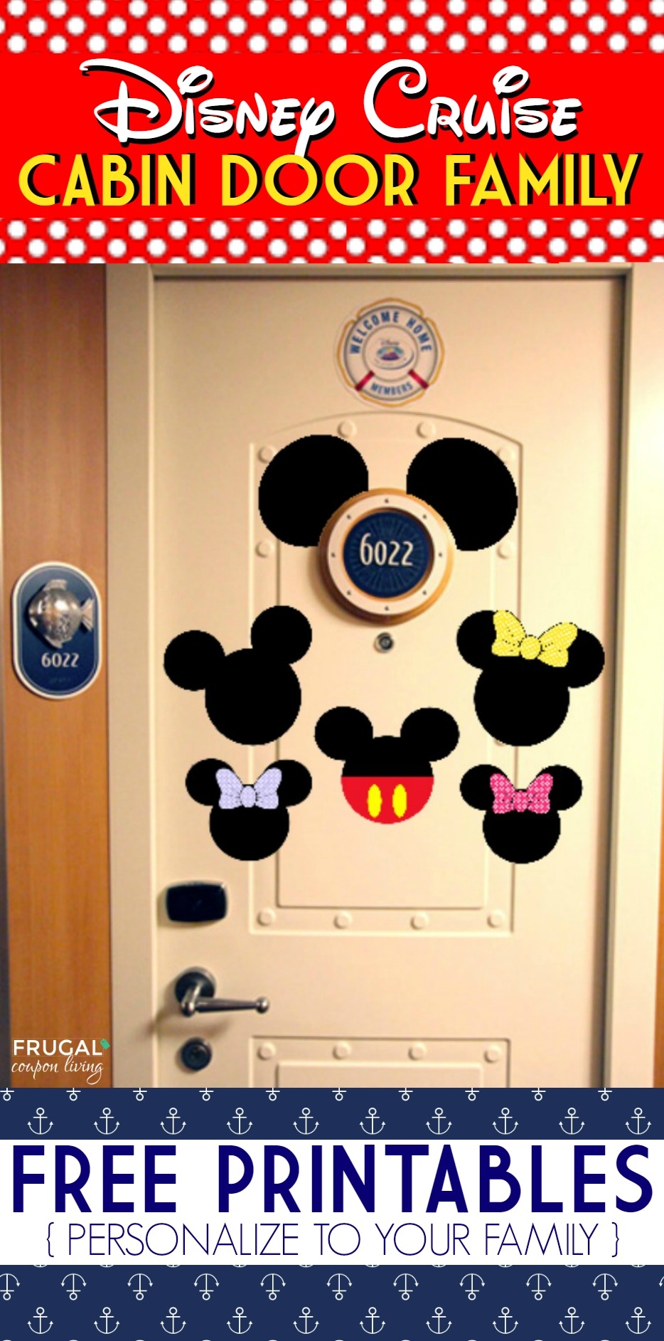 FREE Disney Cruise Door Printables