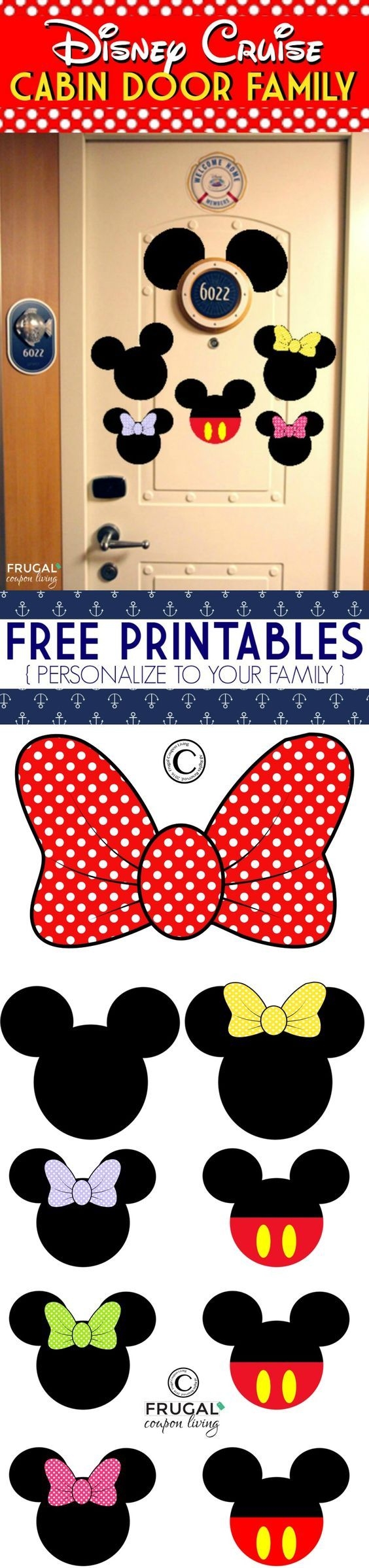 FREE Disney Cruise Door Printables