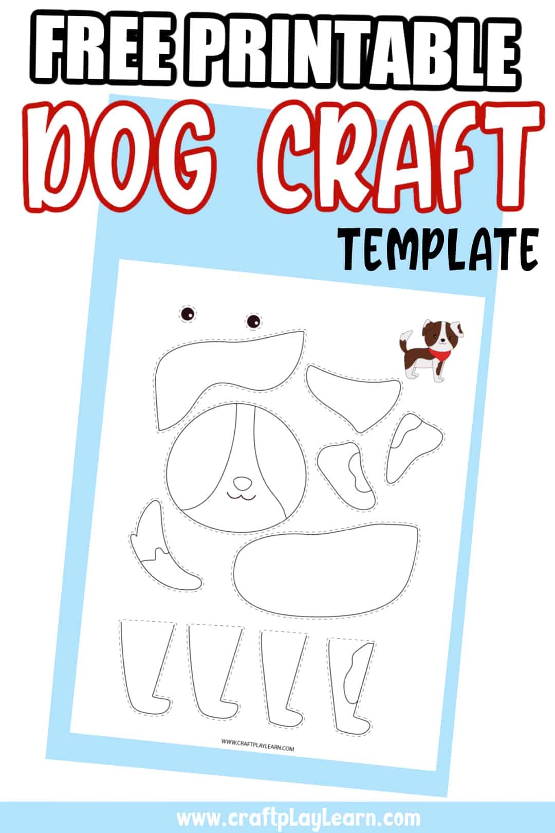 Cut Out Dog Template Printable