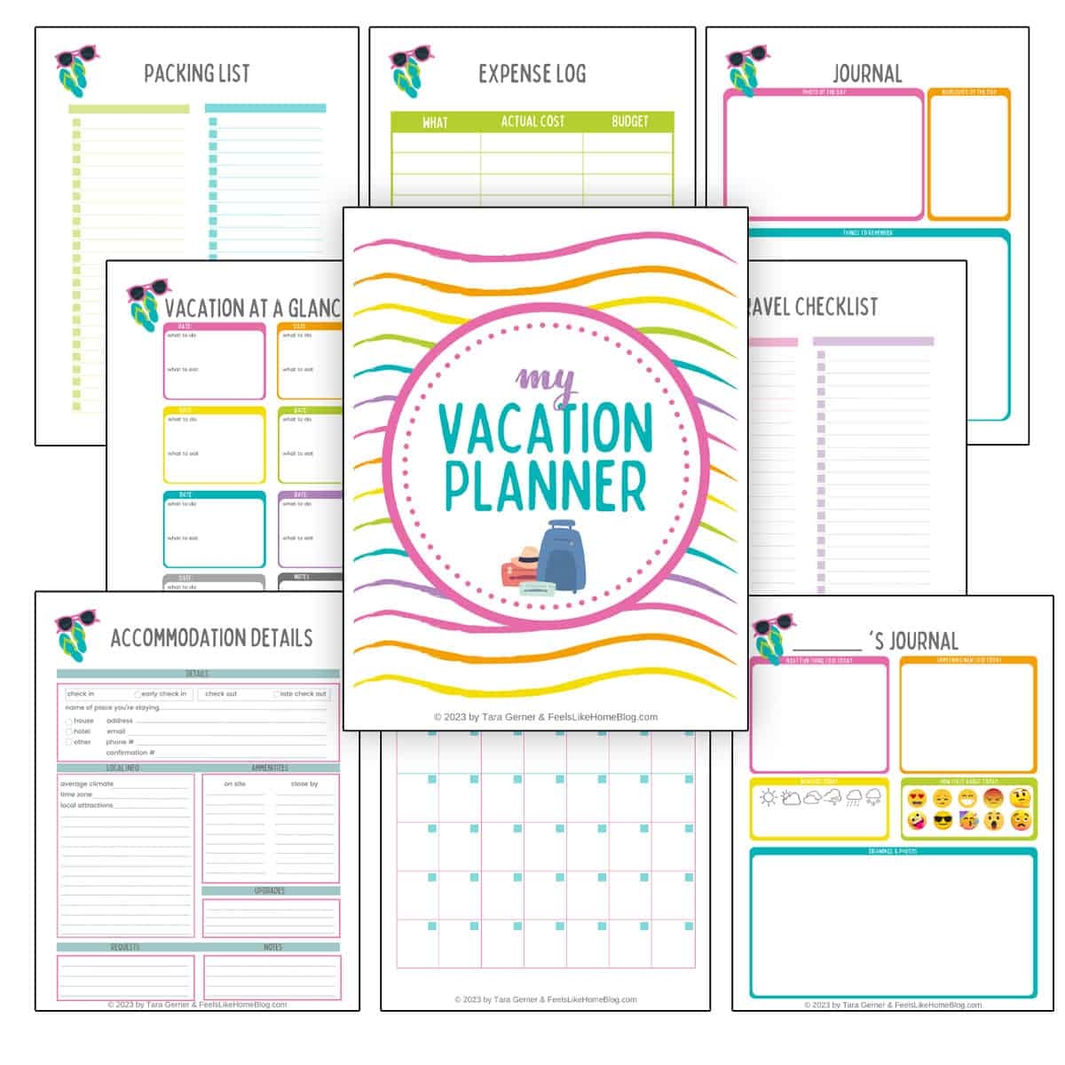 Free Family Vacation Planner Printable Feels Like Home 