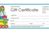 Free Gift Certificate Templates You Can Customize