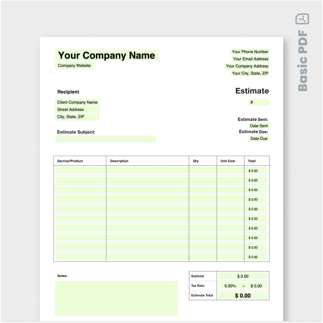 Free Lawn Care Quote Template Download Now Jobber