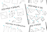 Free Paper Airplane Printables Homemade Heather