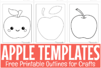 Free Printable Apple Template And Apple Coloring Pages