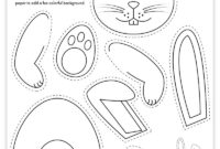 Free Printable Build A Bunny Coloring Page