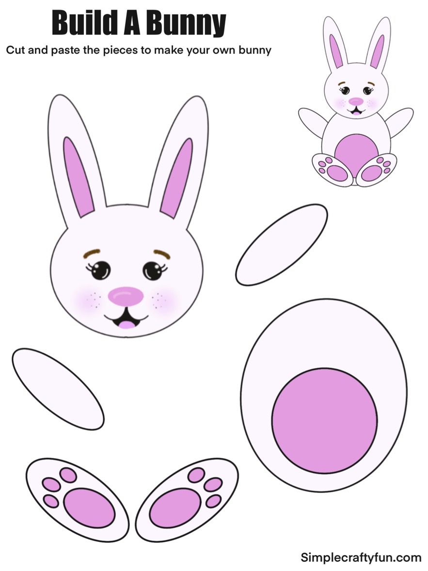 Cut Out Printable Bunny Template