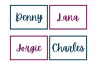 Free Printable Customizable Name Tag Templates Canva