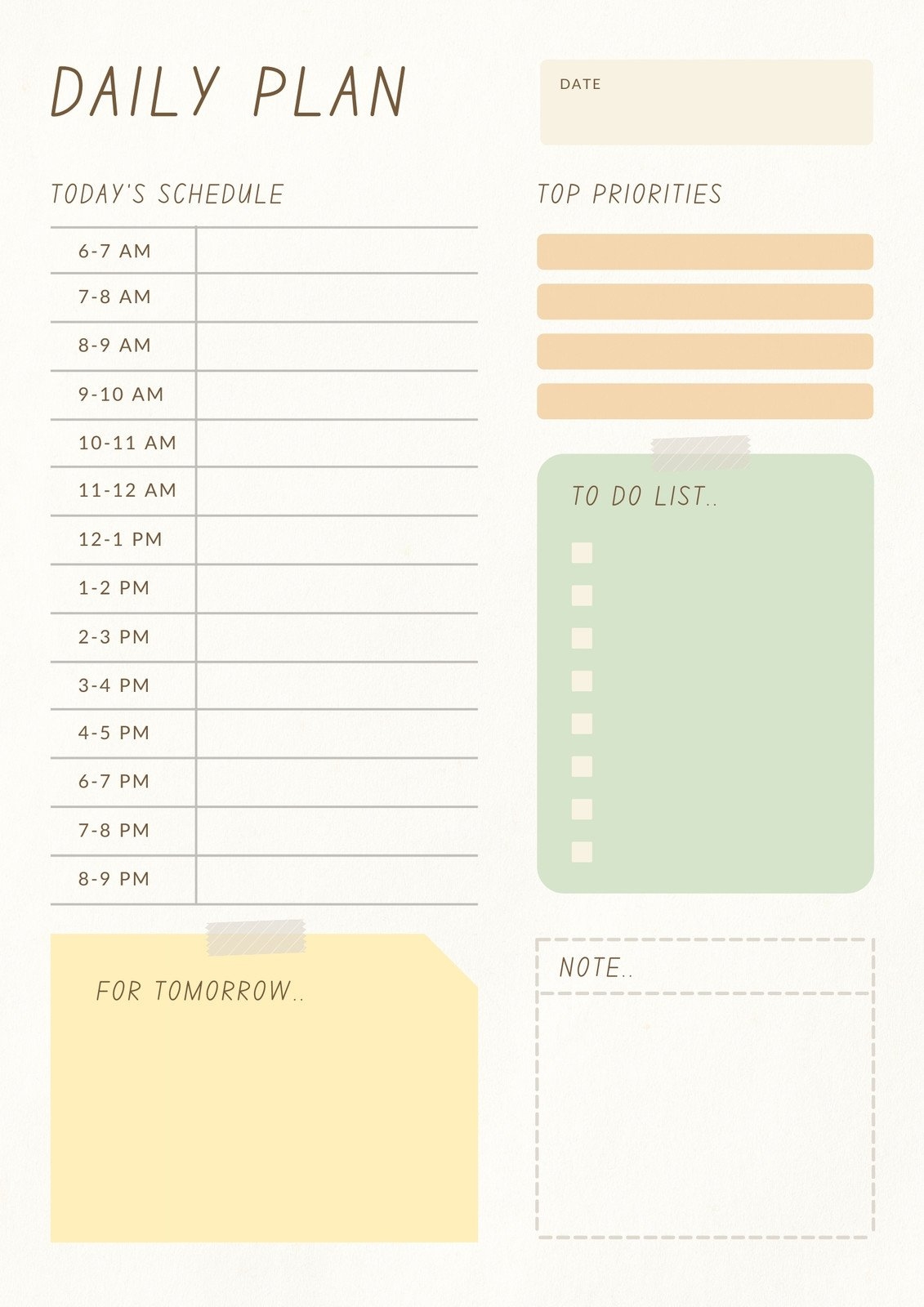 Free Printable Cute Planner Templates To Edit Online Canva