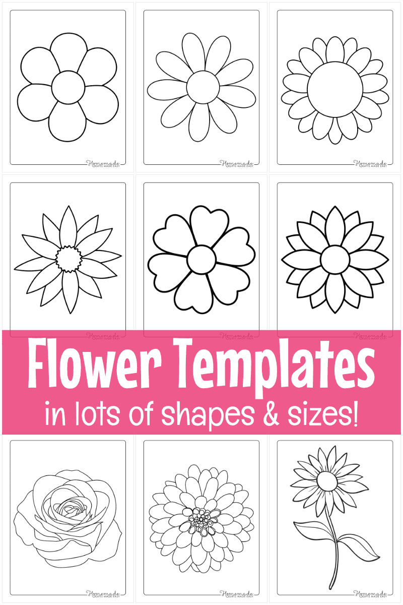 Free Printable Flower Templates For Crafts