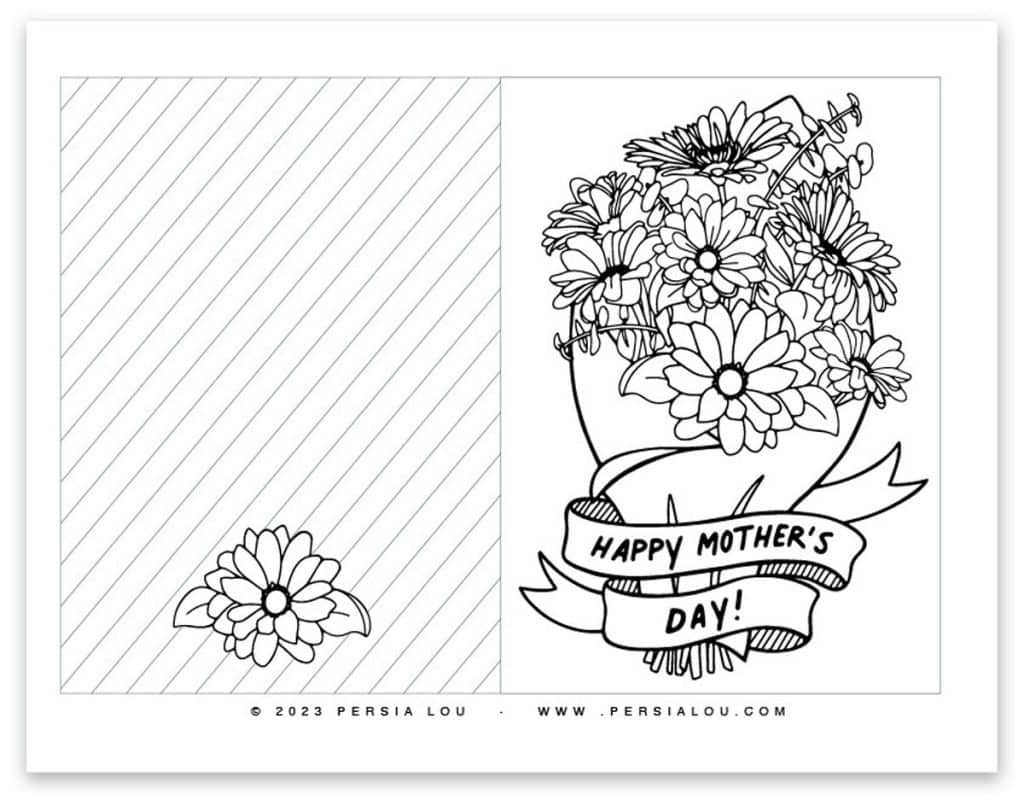 Free Printable Mother s Day Cards To Color