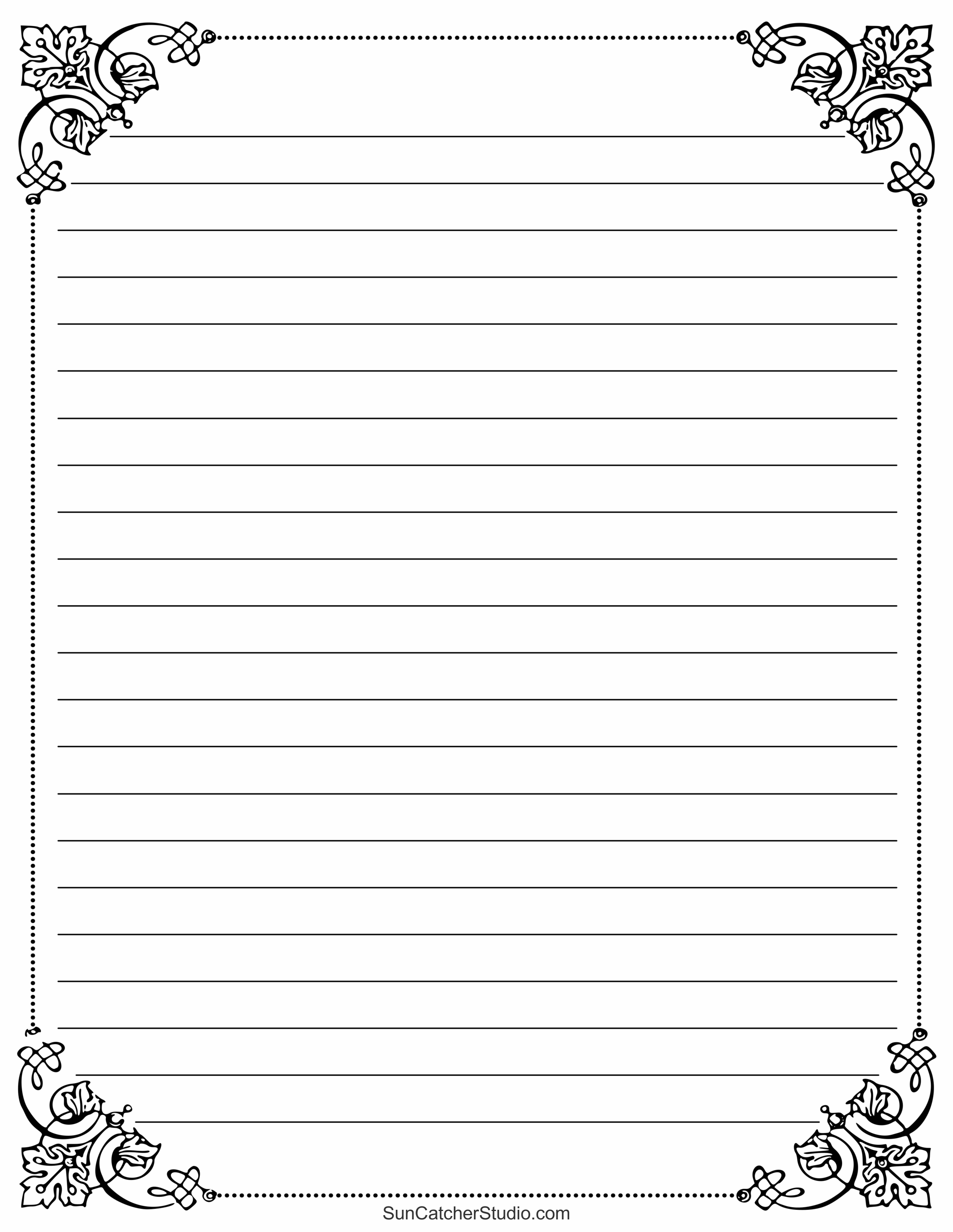 Blank Letter Template Printable Pdf