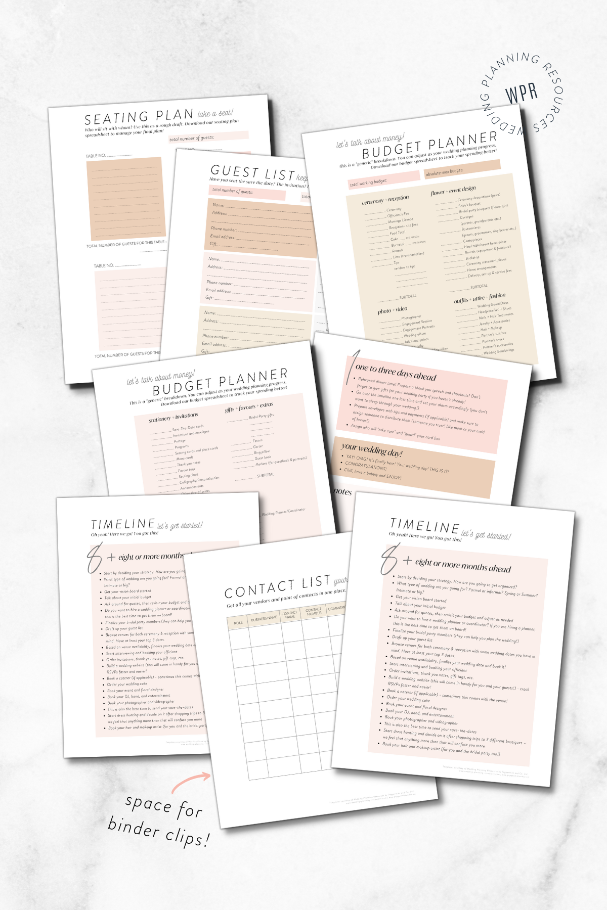 Free Wedding Printables Wedding Planning Checklist To Do PDF