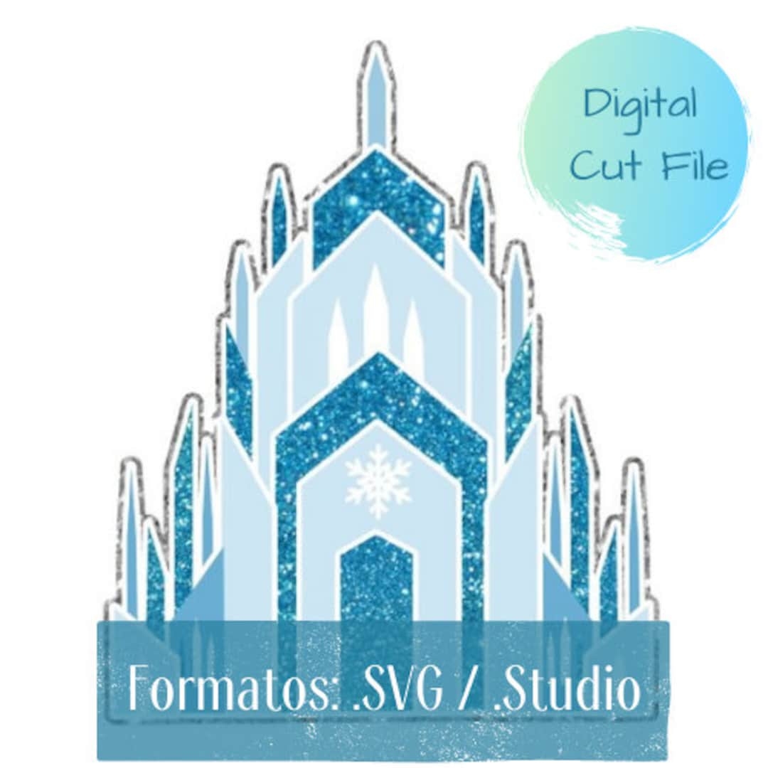 Cut Out Printable Frozen Castle Template