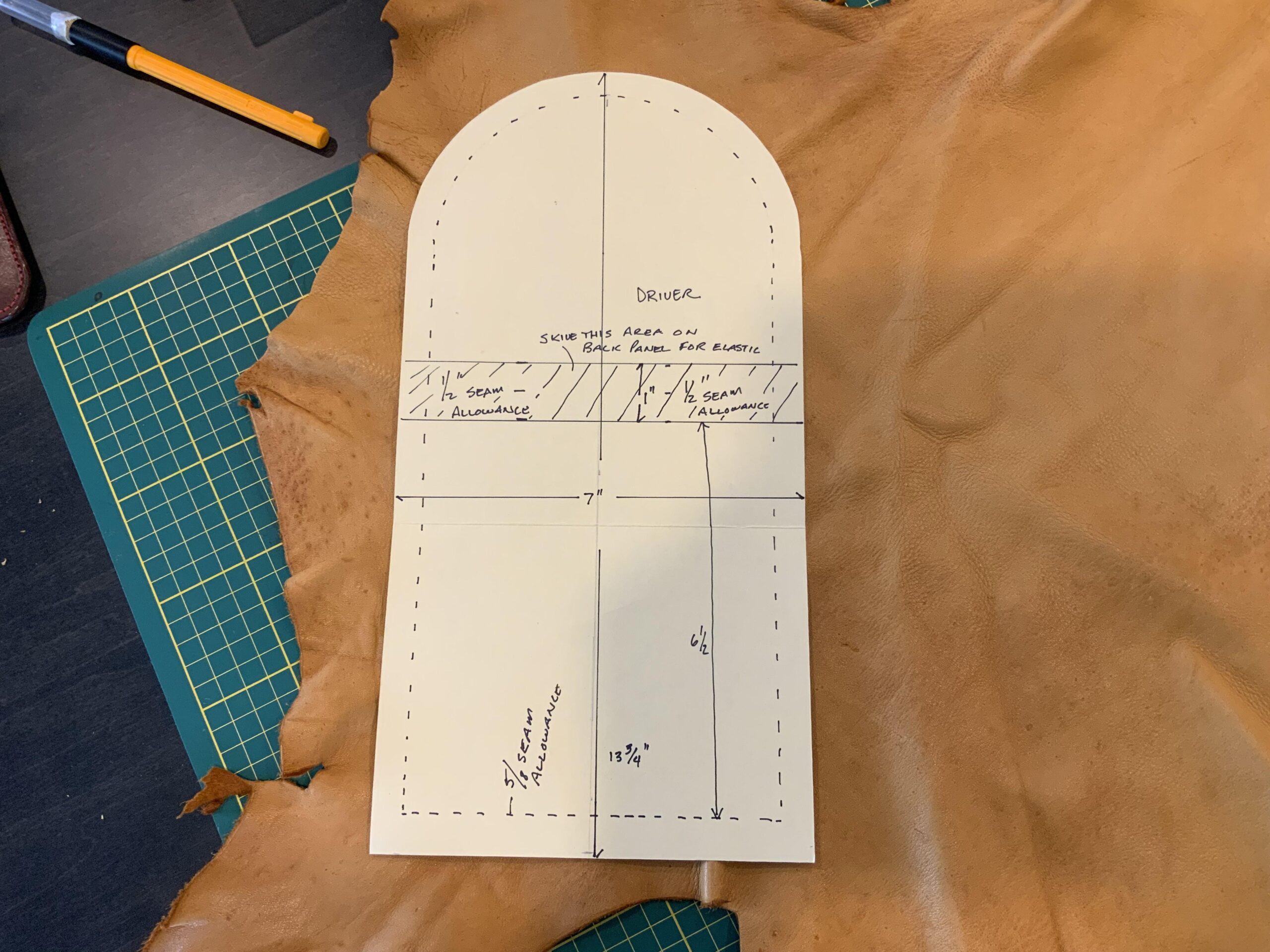 Golf Club Cover Instructions Part One R Leathercraft