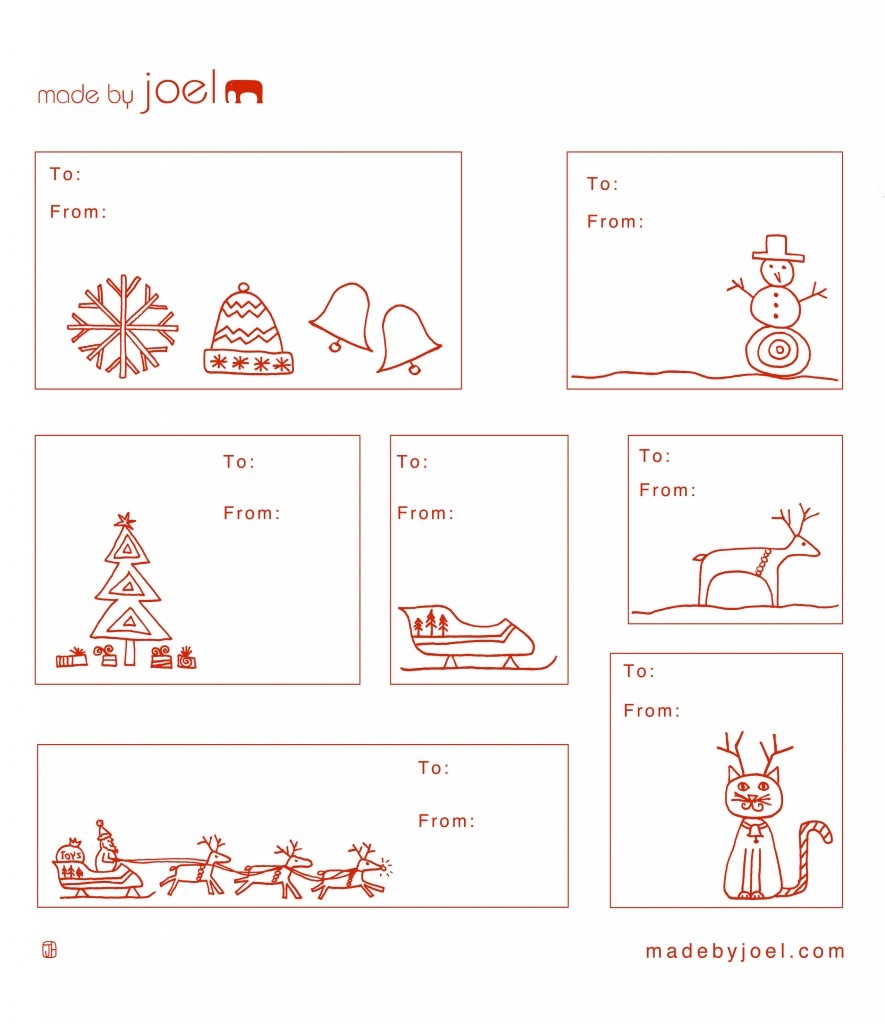 Free Printable Christmas Tags Templates