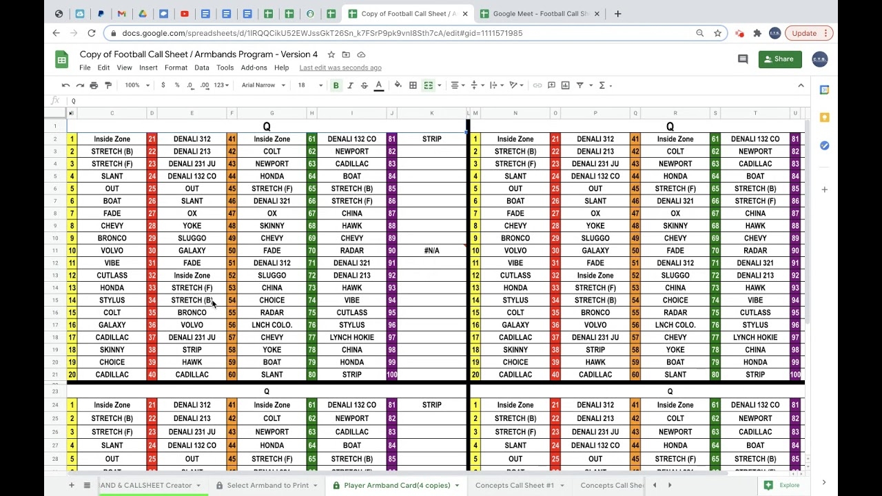 Printable Softball Wristband Template Excel