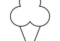 Ice Cream Cone Template Planerium