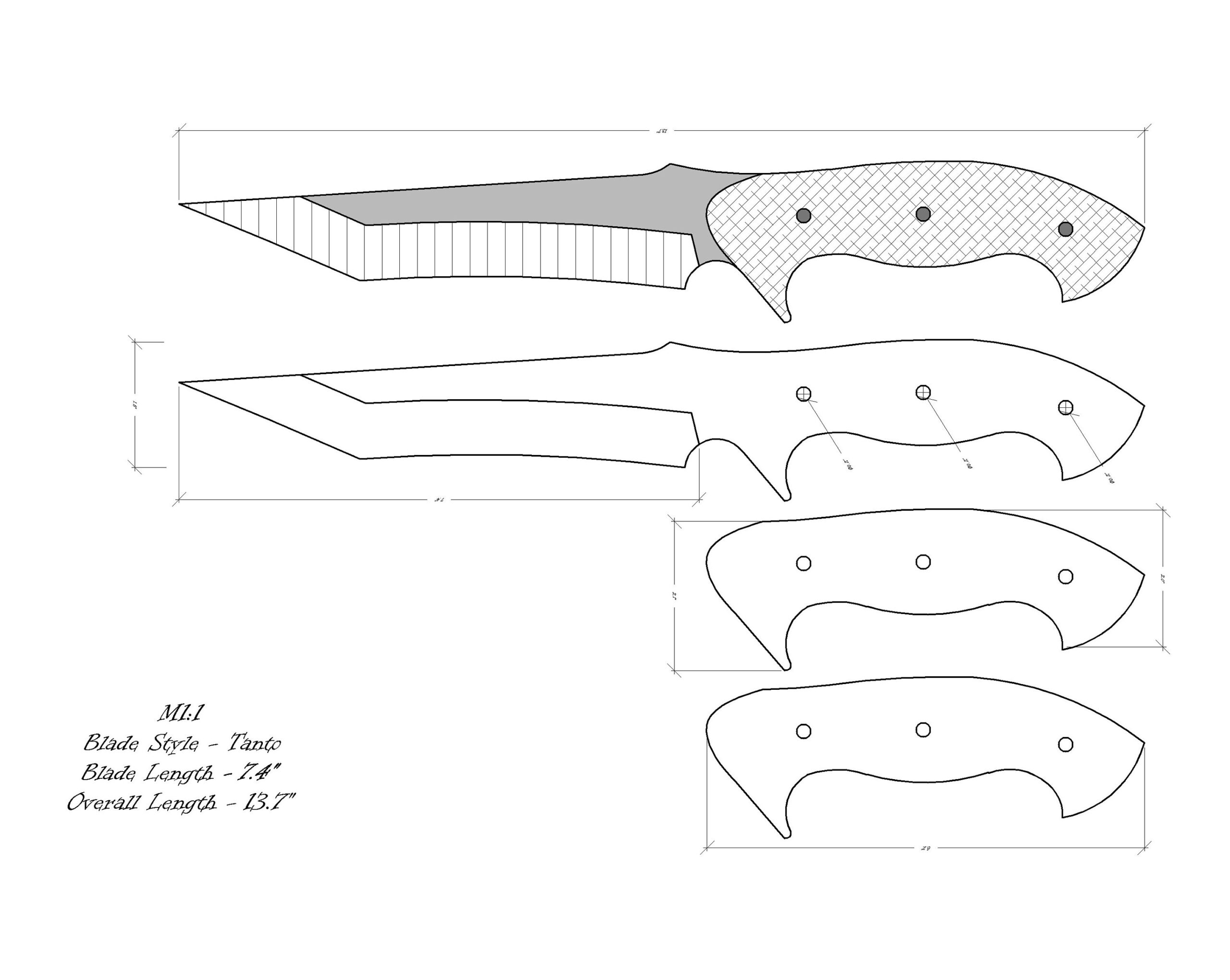 Printable Knife Templates To Print