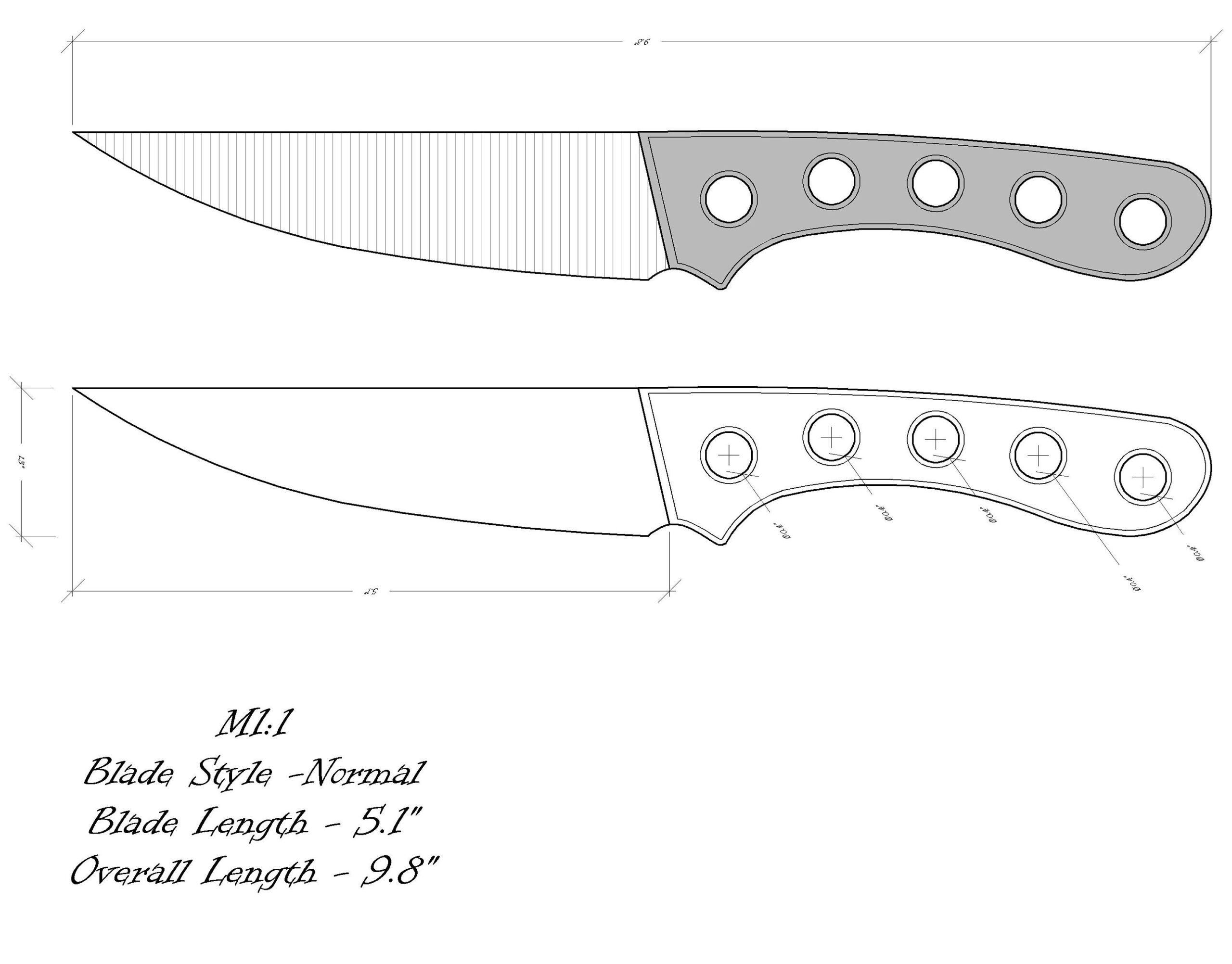 Knife Drawing knife Sketch knife Templates Printable custom Knife Knife Plans Knife Design knife Shape Etsy