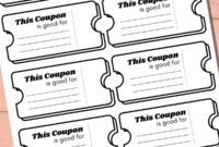 Lots Of Blank Coupon Templates Free Printables