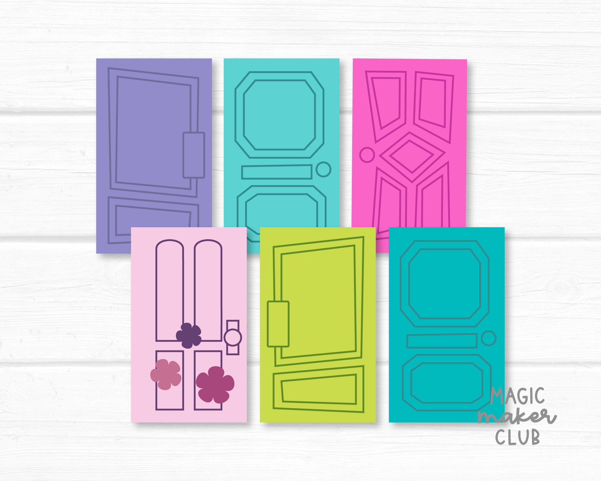 Printable Monsters Inc Door Templates