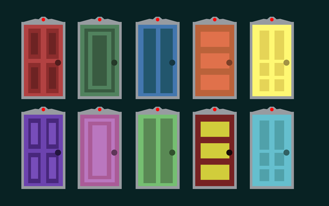 Monsters Inc Moving Doors Animation Behance