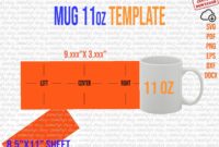 Mug 11oz Template 11 Oz Mug Template For Sublimation Full Wrap Mug 11 Oz Svg Cricut And Silhouette Instant Download Png Pdf Eps Dxf Docx Etsy