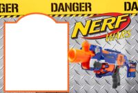 Nerf Gun Party Invitation Templates Drevio Free And Printable Custom Invitation Templates