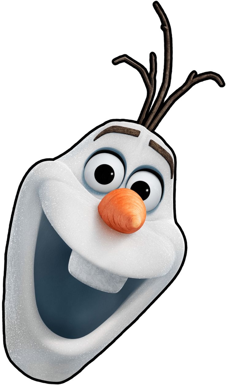 Free Printable Olaf Face Template