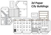 Paper Buildings 10 Free PDF Printables Printablee