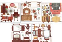 Paper Doll House Furniture Paper Doll Printable Digital Download Etsy Sweden