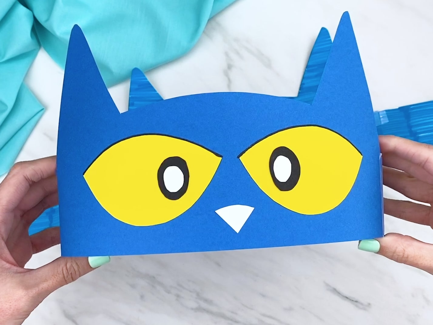 Pete The Cat Headband Craft Free Template 