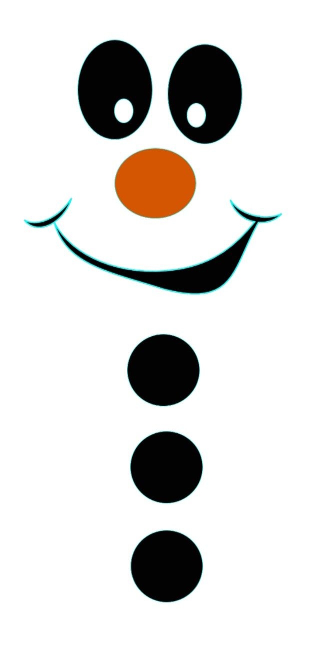 Free Printable Printable Snowman Face Template