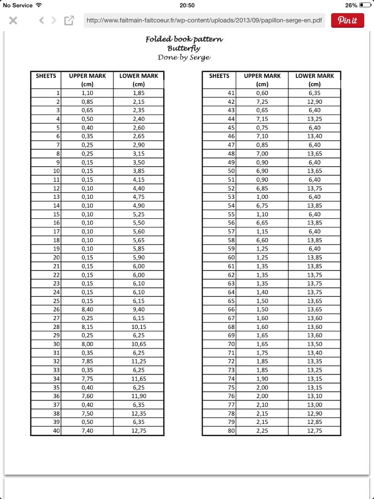 Free Printable Book Folding Templates