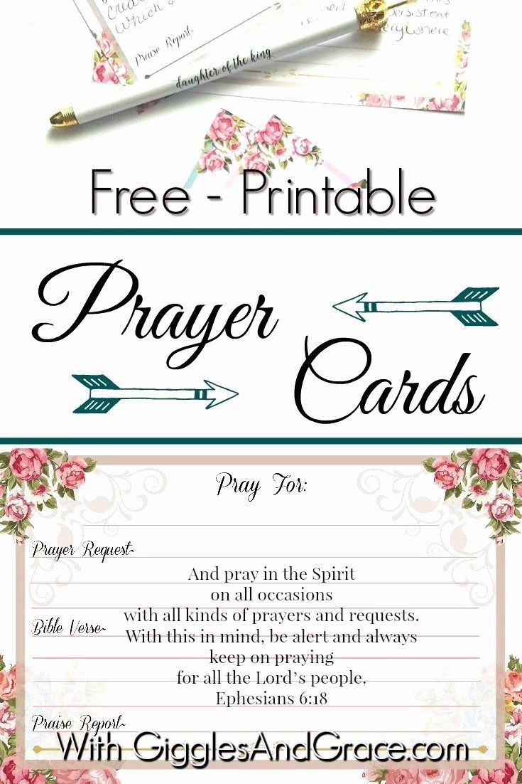 Prayer Request Cards Template Stcharleschill Template