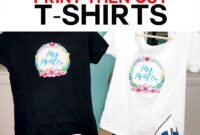 Print Then Cut Cricut Transfer T Shirts Jennifer Maker